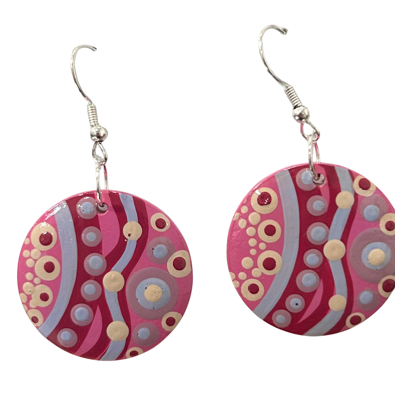 Wiradjuri Aura Large Circle Earrings
