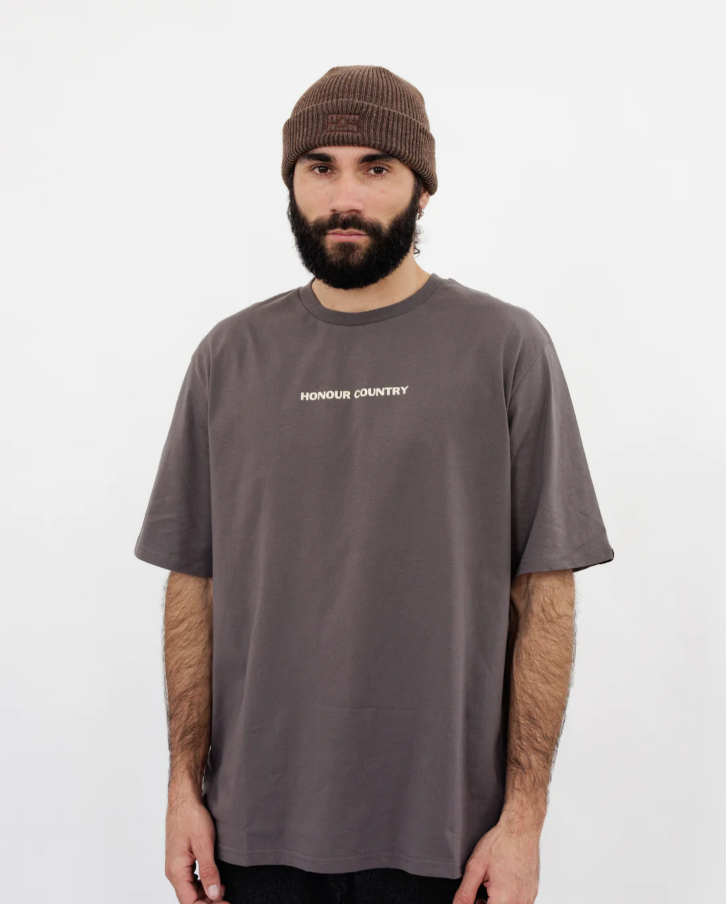 Clothing the Gaps Honour Country Tee Charcoal