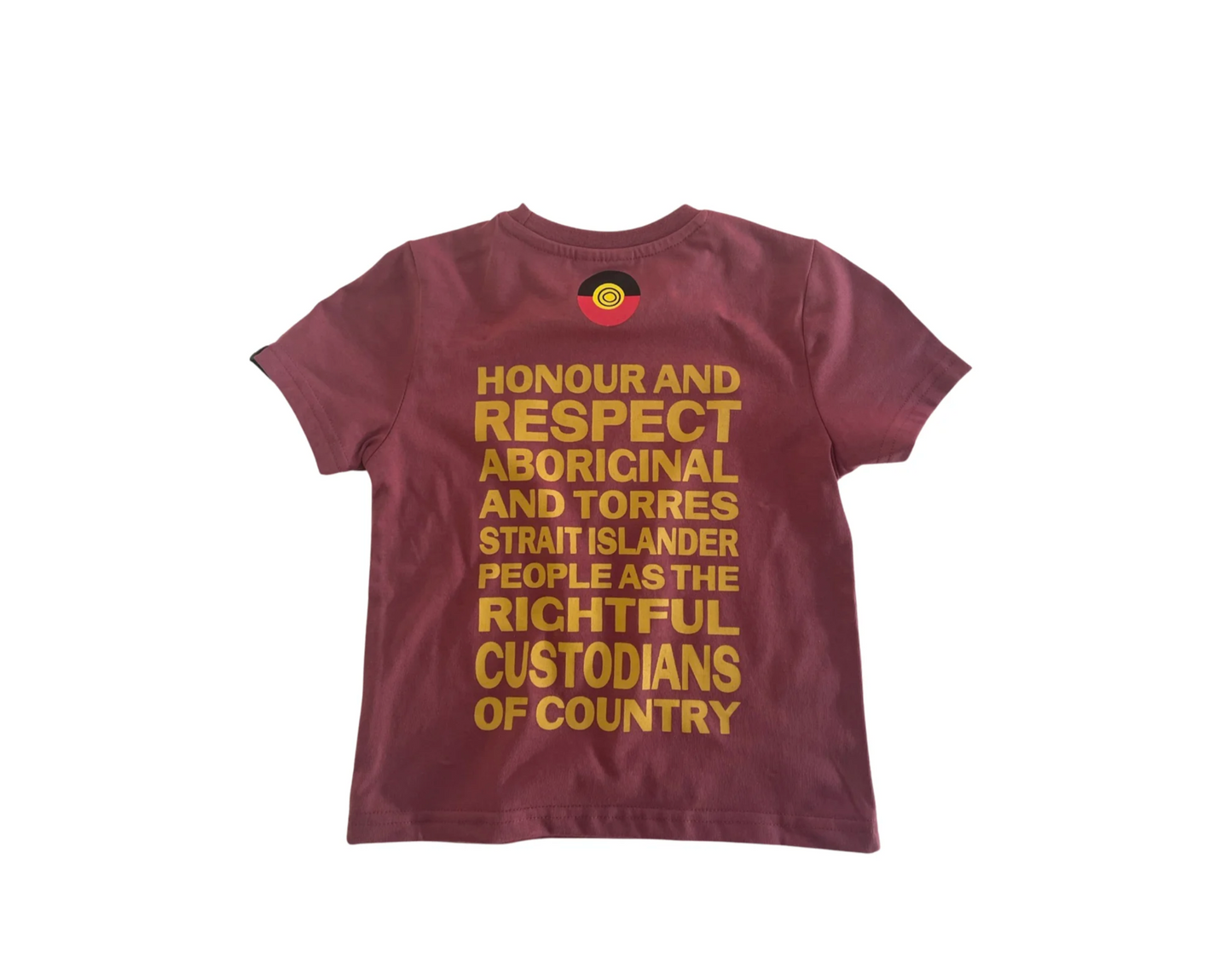 Clothing the Gaps Honour Country Kids Tee Plum