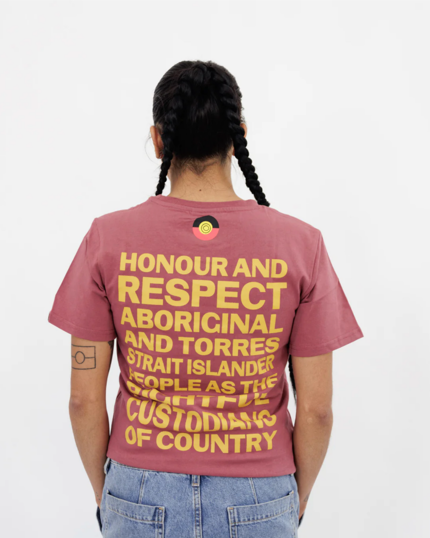 Clothing the Gaps Honour Country Kids Tee Plum