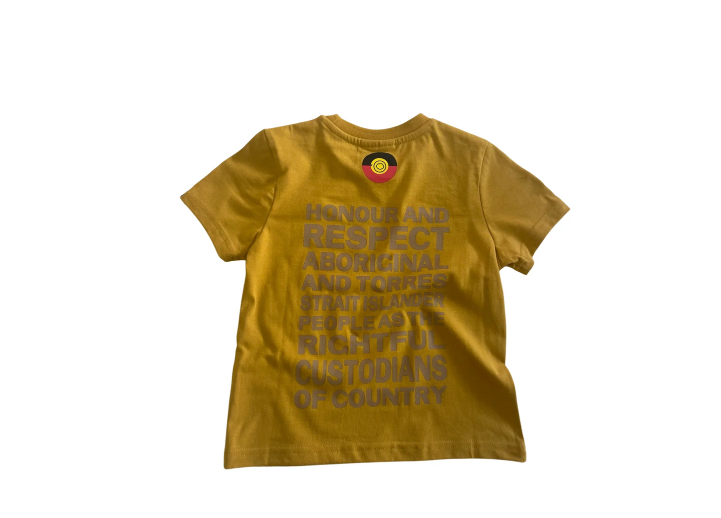 Clothing the Gaps Honour Country Kids Tee Mustard