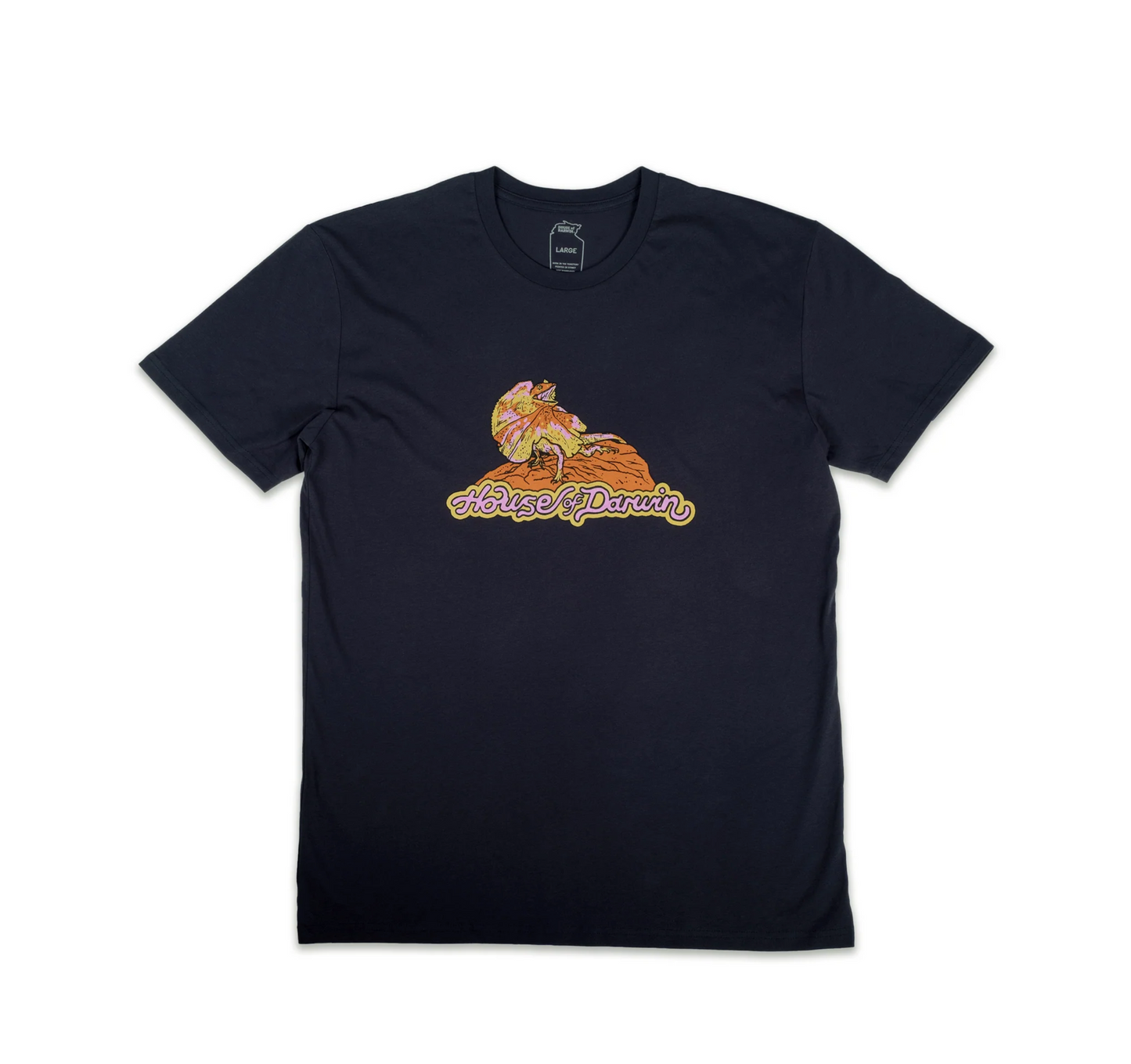 House of Darwin Frill Neck Lizard Tee