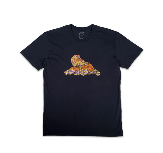 House of Darwin Frill Neck Lizard Tee