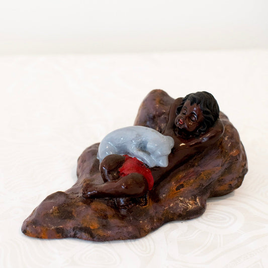 Danny Eastwood Dog Resting on Child