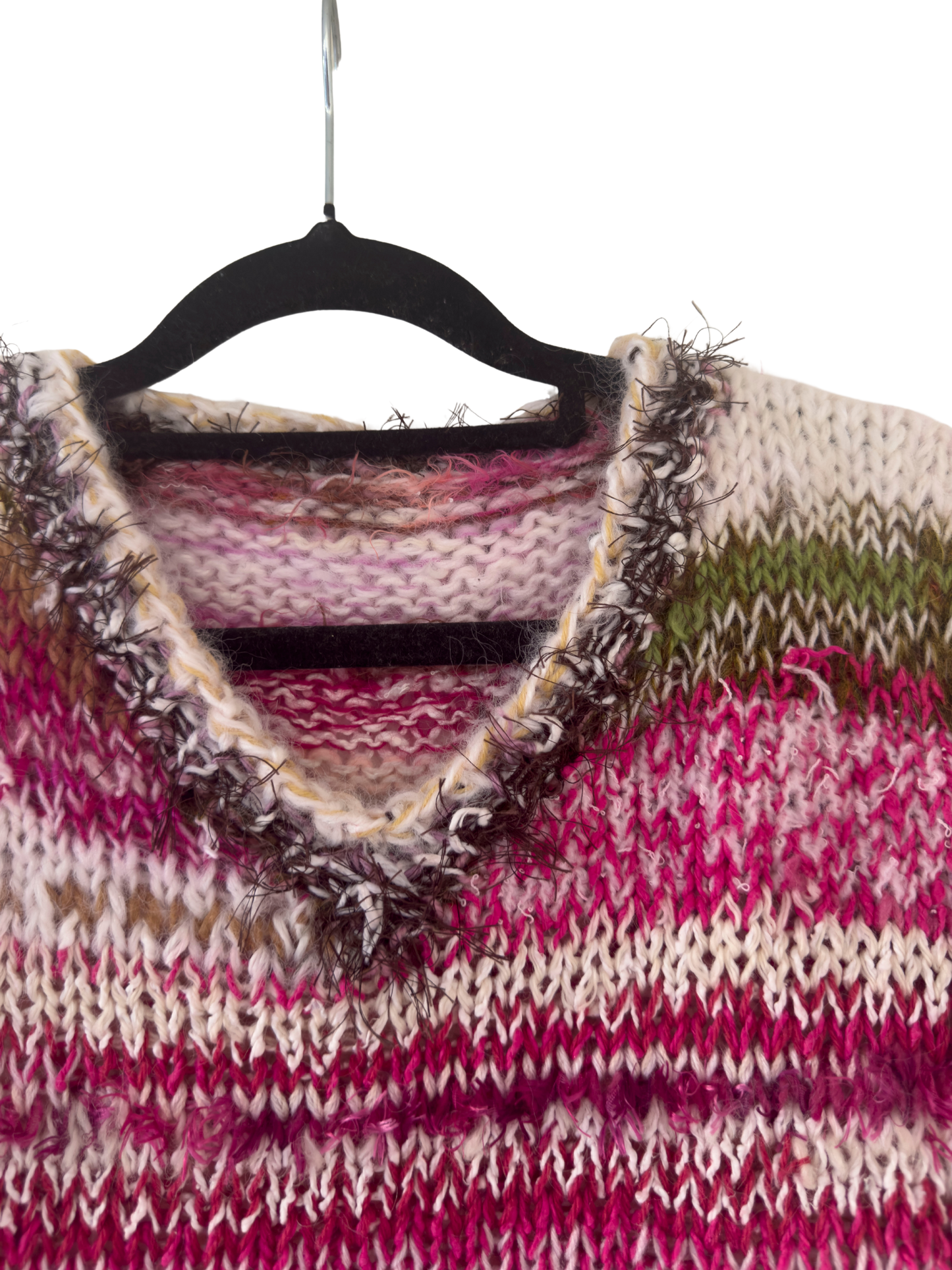 Scuzzz Knits - Hand Knitted Pink Vest