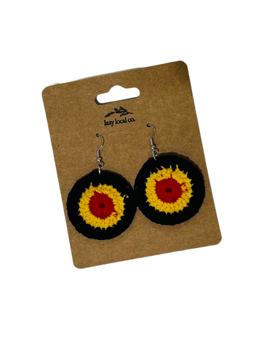 Lazy Local Flag Earrings