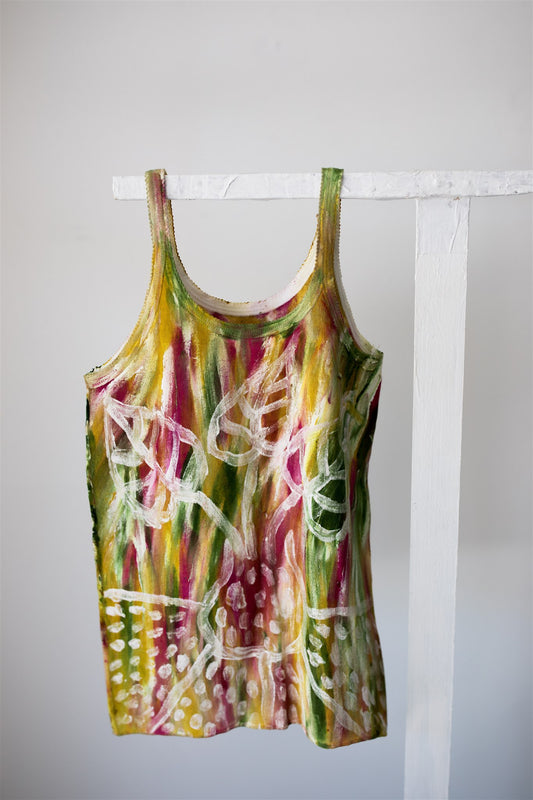 June Mills Hand Painted Baby Singlet