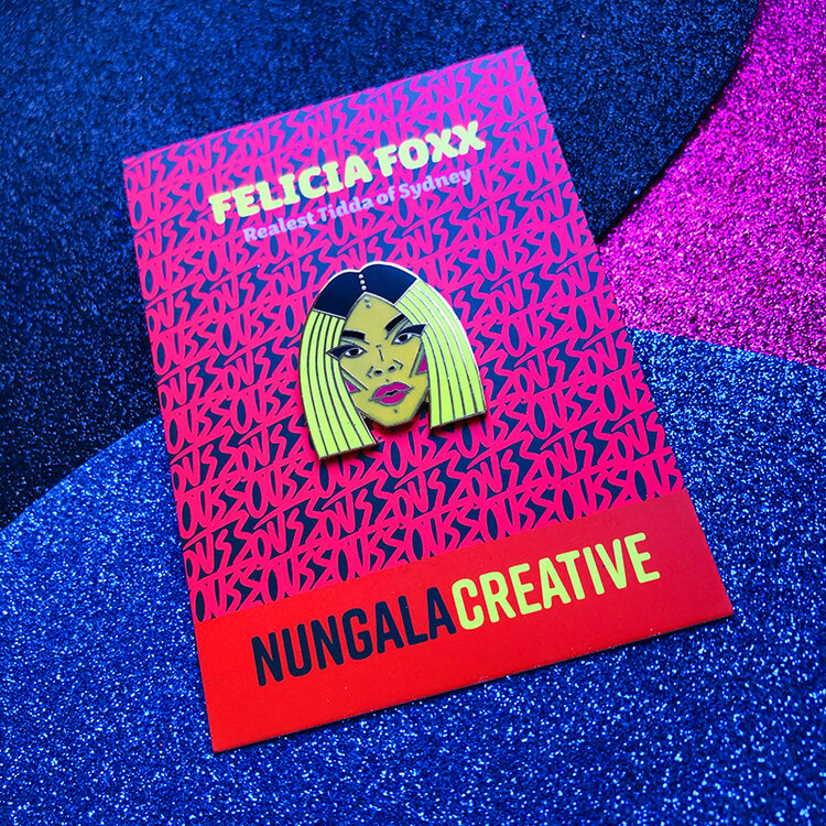 Nungala Creative Felicia Foxx Pin