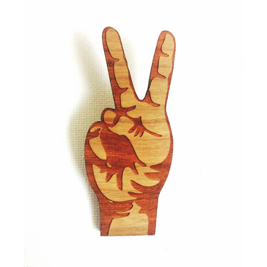 Bimbi Love Peace Brooch