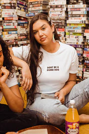 Gammin Threads Dumb Dog Tee White