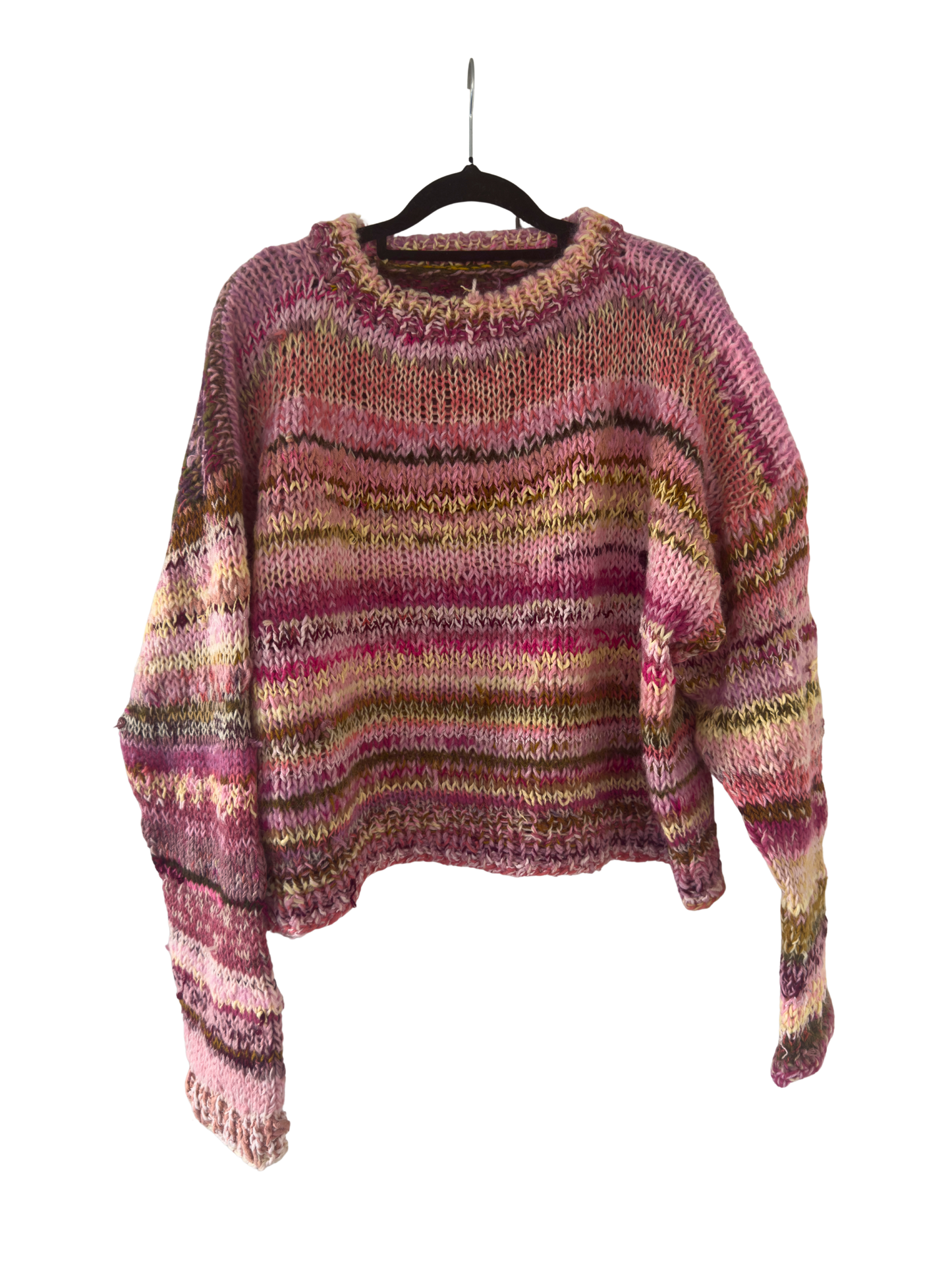 Scuzzz Knits - Hand Knitted Pink Jumper