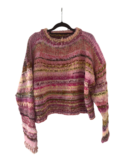 Scuzzz Knits - Hand Knitted Pink Jumper