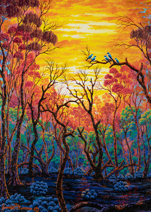 "I Love a Sunburnt Country" Greeting Card