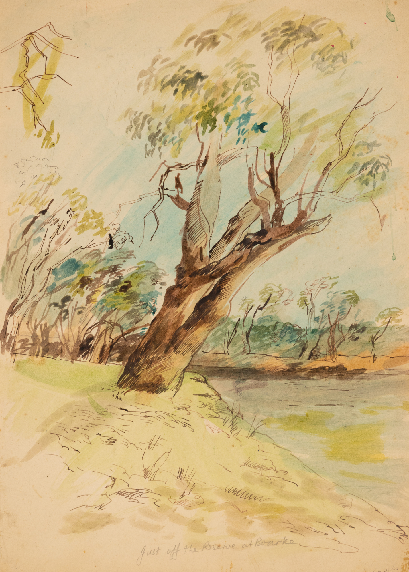 "Just off the reserve at Bourke" Greeting Card