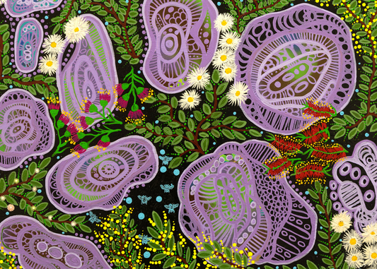 "After the Fire, Seeds Burst into Life" Greeting Card