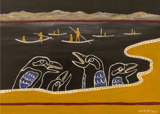 "Ancestors of Mungo" Greeting Card