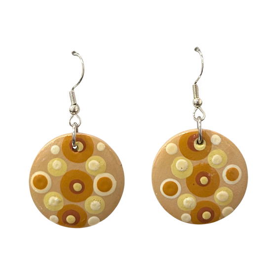 Wiradjuri Aura Circle Earrings