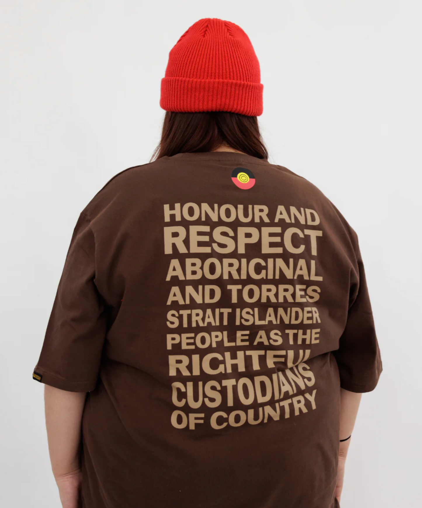 Clothing the Gaps Honour Country Tee Brown