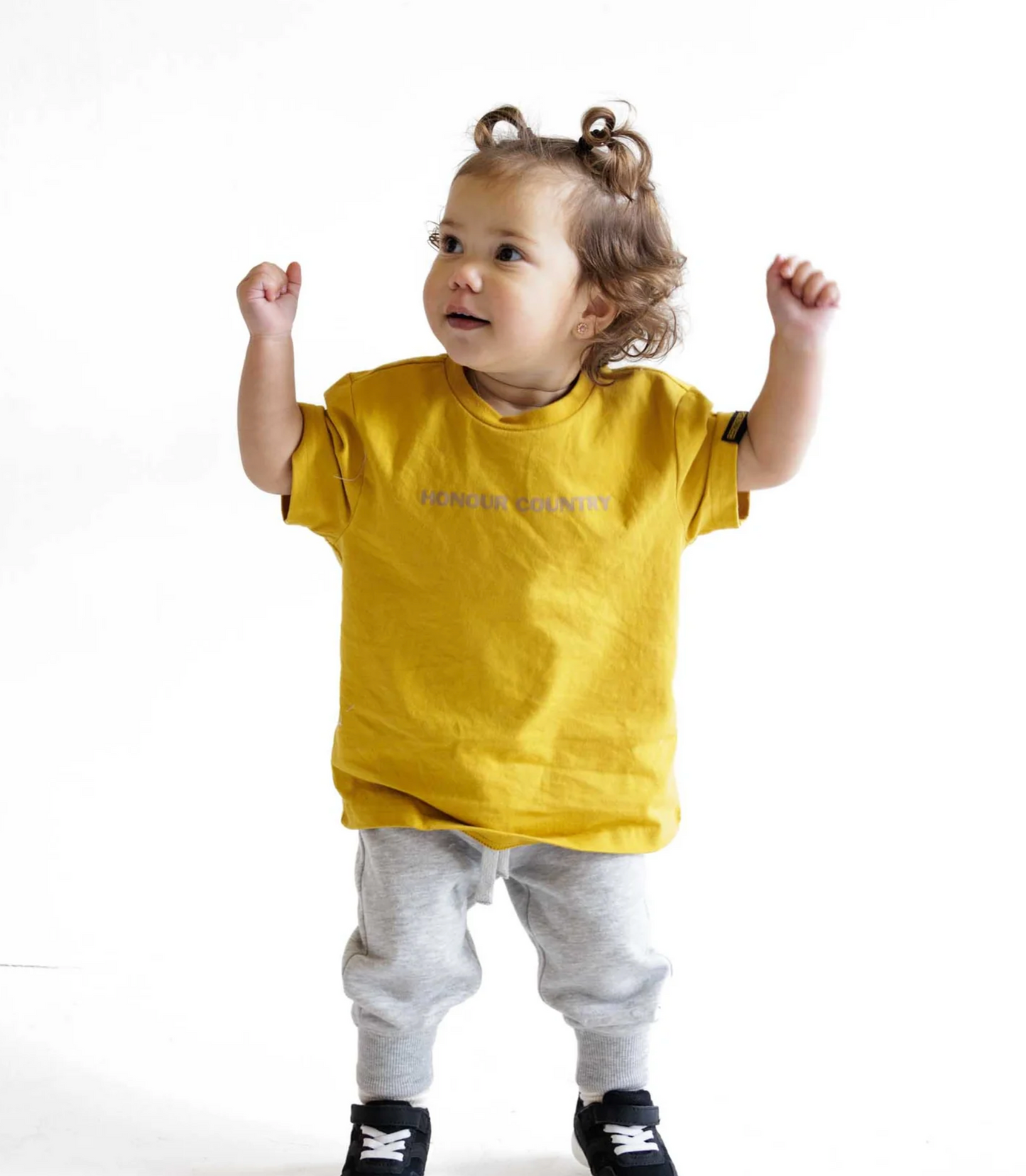 Clothing the Gaps Honour Country Kids Tee Mustard