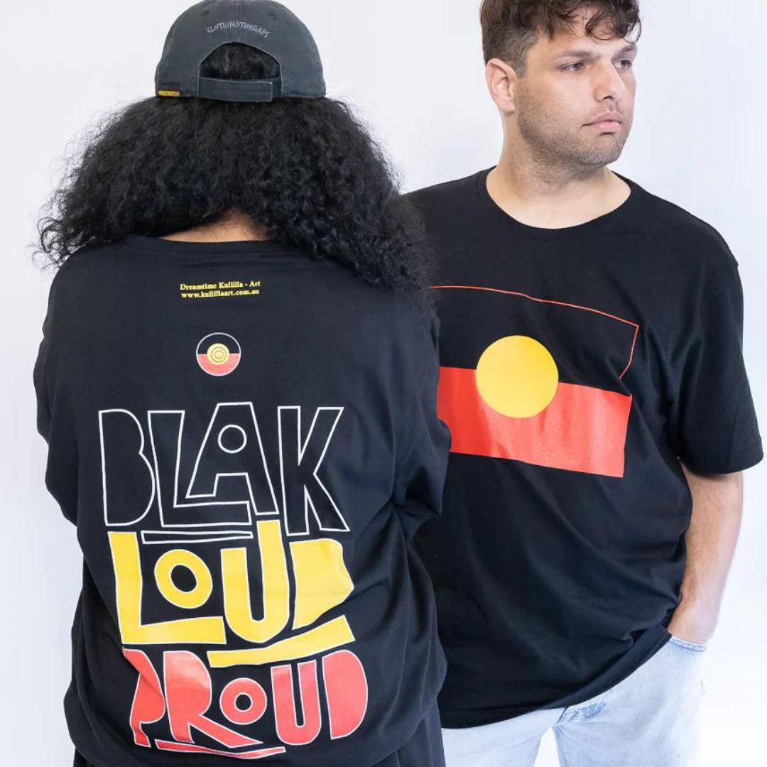 Clothing the Gaps Blak, Loud and Proud NAIDOC Tee