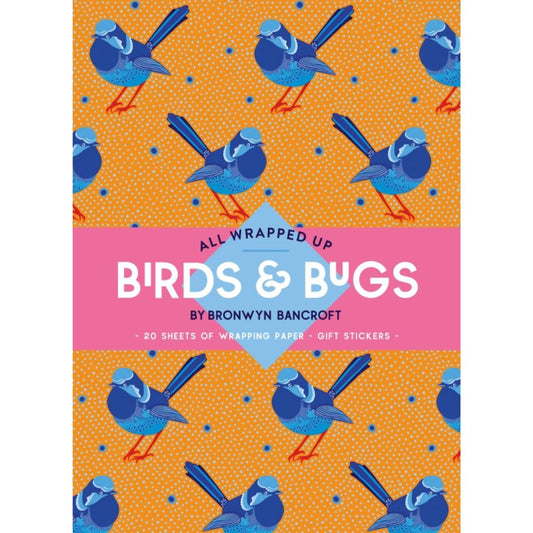 Birds and Bugs Wrapping Paper by Bronwyn Bancroft