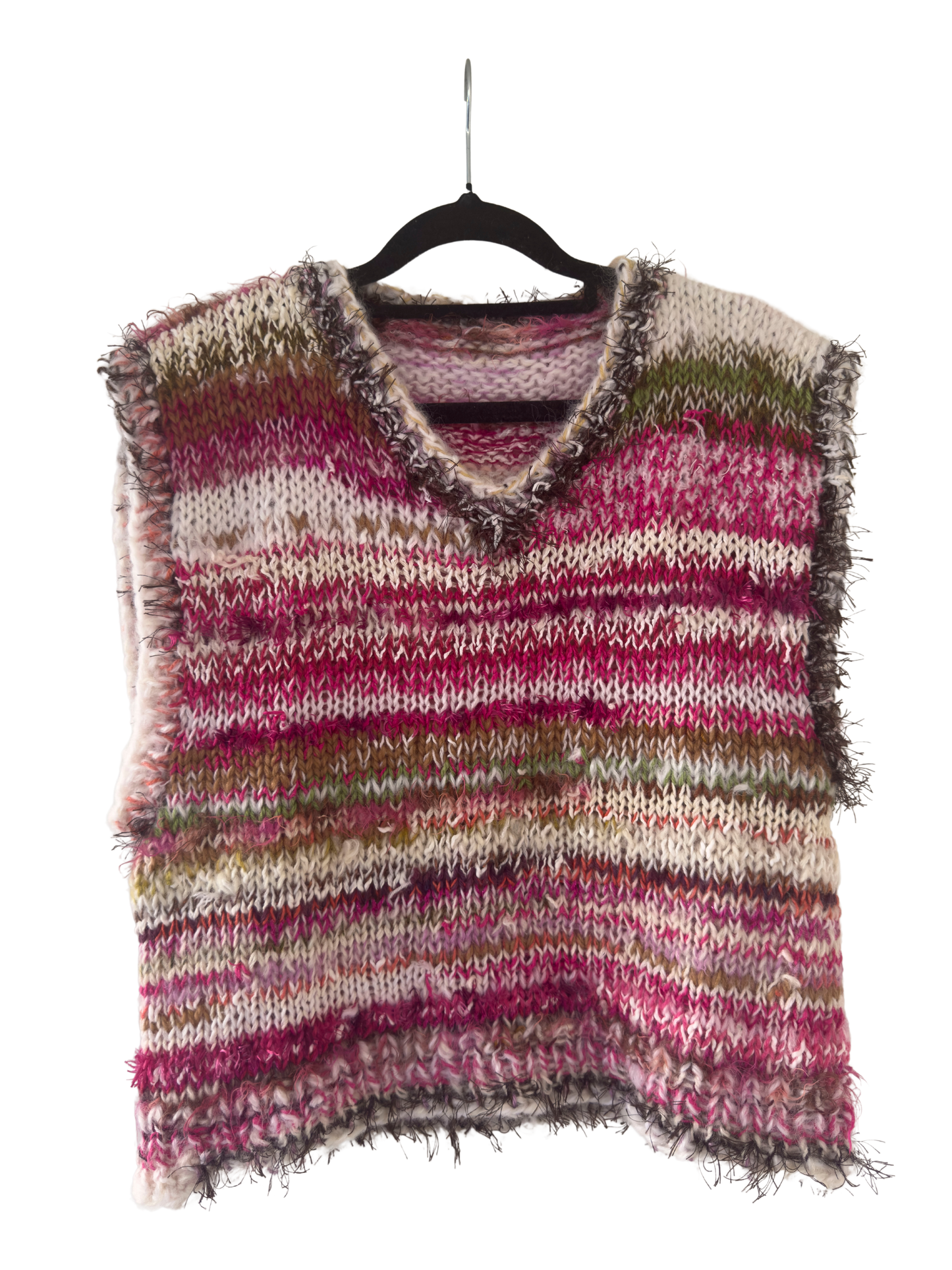 Scuzzz Knits - Hand Knitted Pink Vest