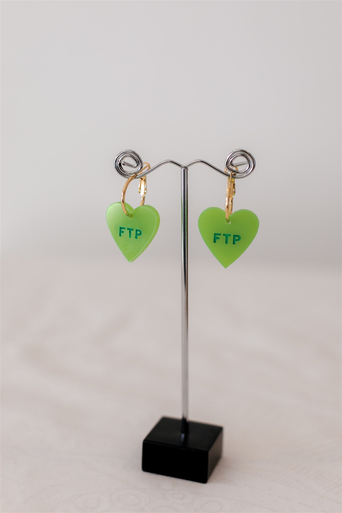 Nungala Creative FTP Heart Earrings