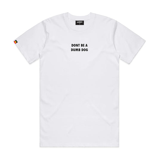 Gammin Threads Dumb Dog Tee White